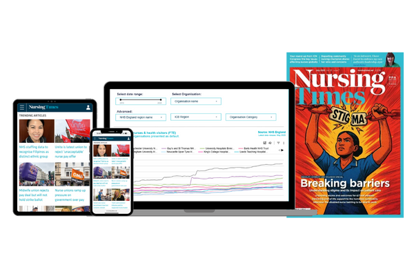 Full range of Nursing Times magazine products